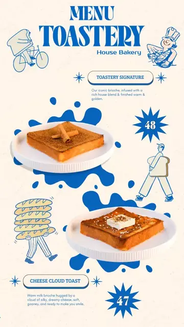 Fresh bakery treats at Toastery