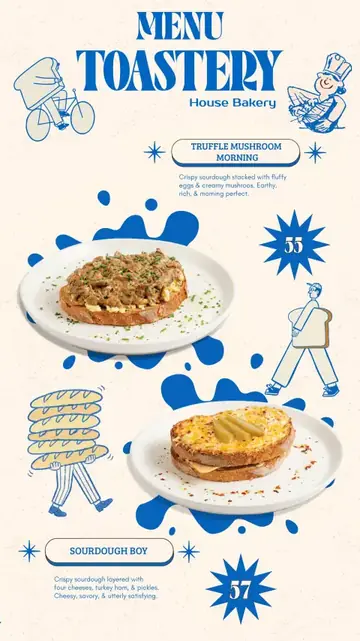 Signature toast from Toastery House Bakery